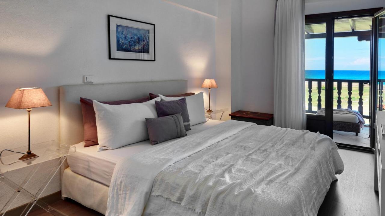 Soleado Beachfront Villa Skála Foúrkas المظهر الخارجي الصورة